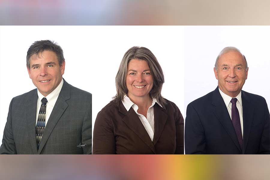 Brent “Husk” Crowther, left, of Rexburg, Jodi Stiehl, center, of Island Park, and Jeff Keay are the newest members of the Fall River Electric board of directors. | Courtesy Ted Austin