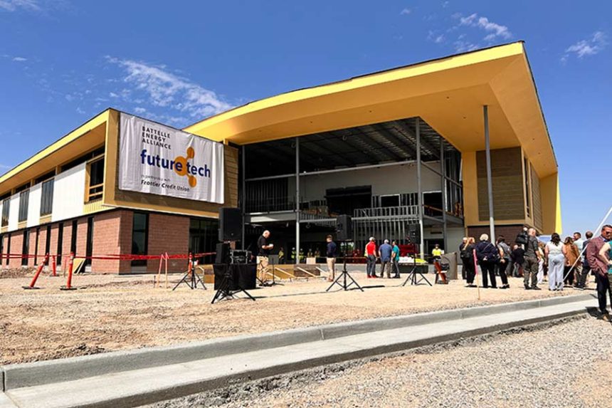 College of Eastern Idaho announced a new name for its Future Tech building, which is under construction. | Rett Nelson, EastIdahoNews.com