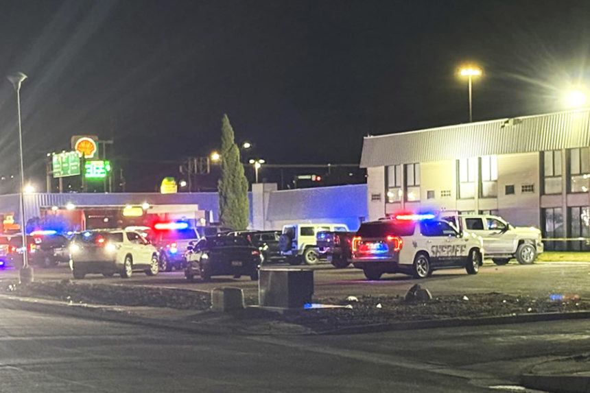 Chubbuck police and other law enforcement at the Motel 6 in Chubbuck | Courtesy photo