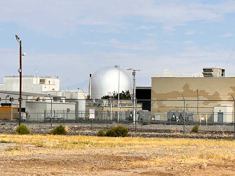 EBR-II, a nuclear reactor that shut down in 1994, is located several hundred yards from the Aalo-X project. | Rett Nelson, EastIdahoNews.com