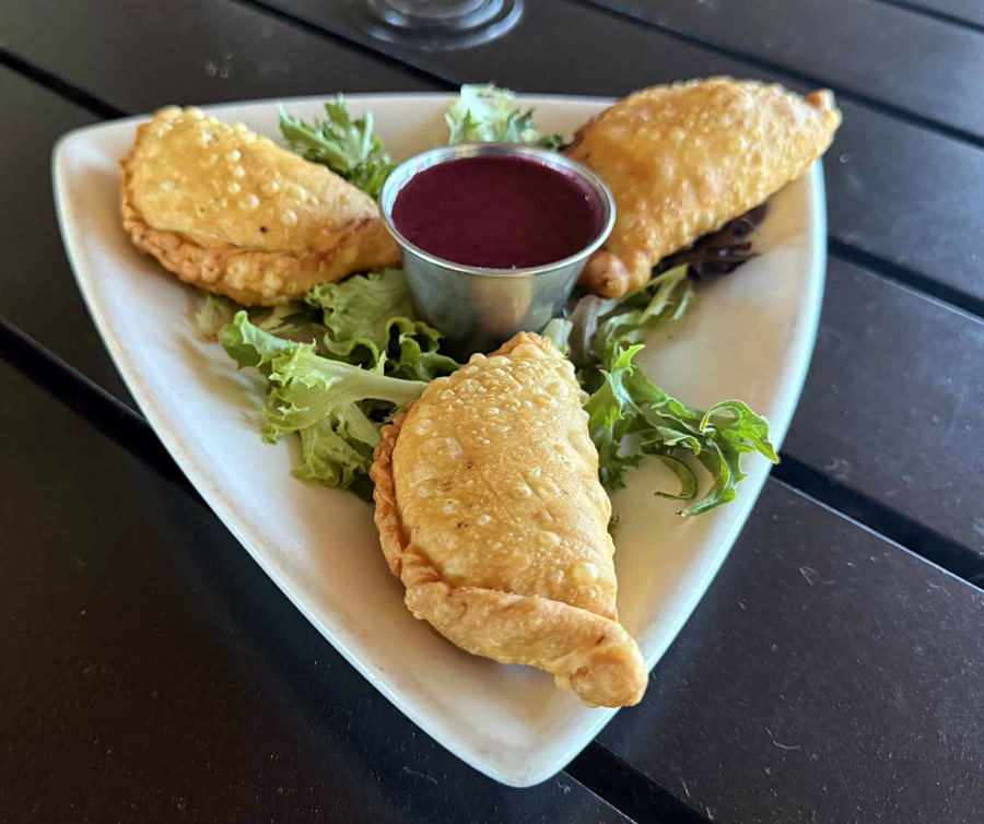 The empanadarogies at Snake River Roadhouse. | Kaitlyn Hart, EastIdahoNews.com