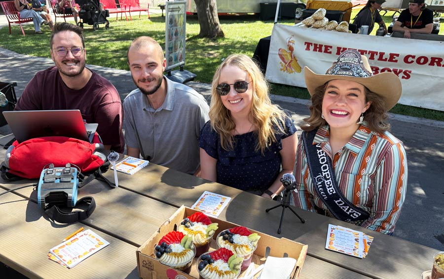 Jordan Wood, Treydon Baylor, Kaitlyn Hart and Annie Payne | Kaitlyn Hart, EastIdahoNews.com