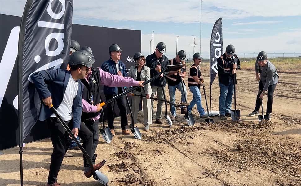 INL officials during a groundbreaking of the Aalo-X reactor Thursday morning. | Rett Nelson, EastIdahoNews.com