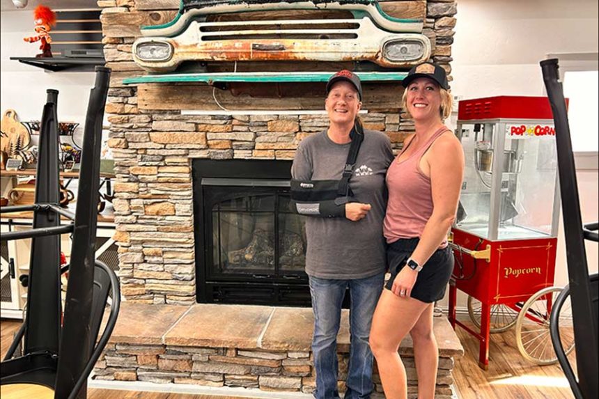 Jullie Hill, left, and Marcye Gifford just opened a new restaurant at 317 Main Street in Ririe called Cozy Subs. | Rett Nelson, EastIdahoNews.com