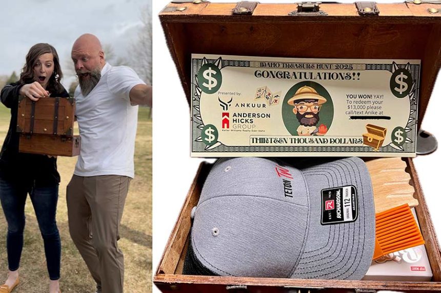 Anderson Hicks Group kicked off its annual treasure hunt on Friday. | Courtesy Anike Wilder