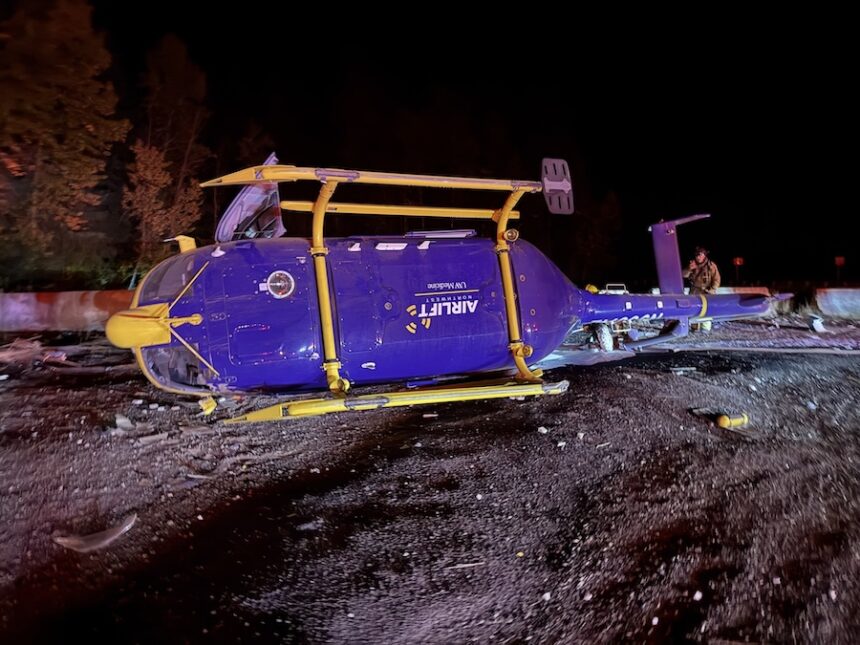 Snoqualmie Pass Fire and Rescue chopper