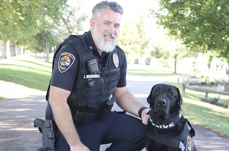Idaho Falls Police Jared Mendenhall and Ardis