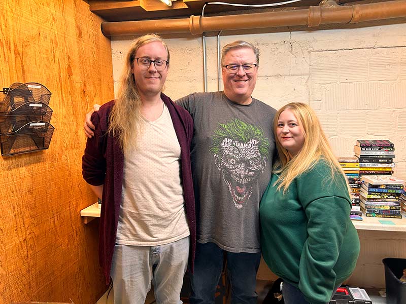 Jon Cooney, center, with daughter, Ashli, right, and son, Tristan. | Rett Nelson, EastIdahoNews.com