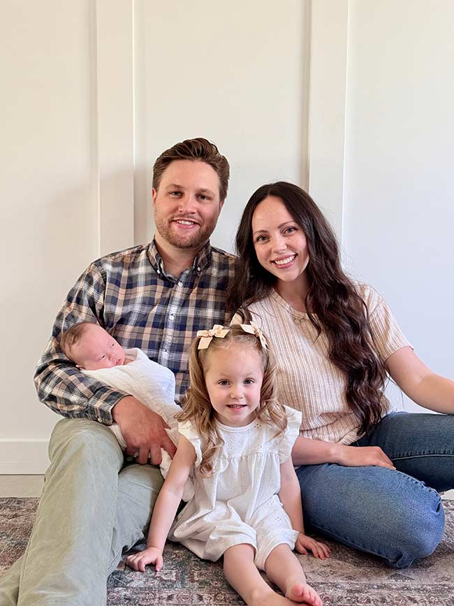 Ashcraft, left, with his wife, Tiffany, and two children. | Courtesy Christian Ashcraft