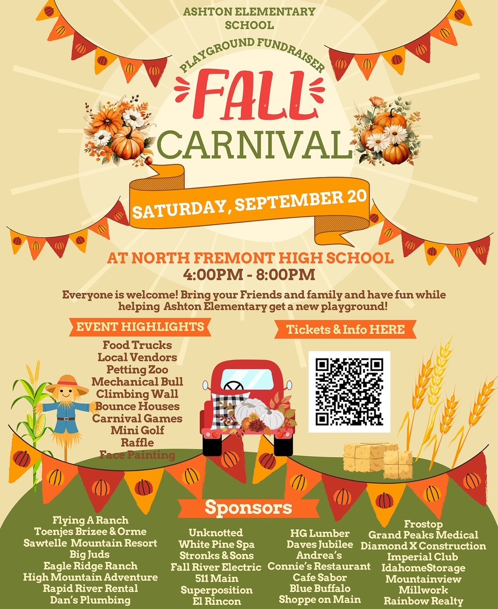 Ashton fundraiser flyer