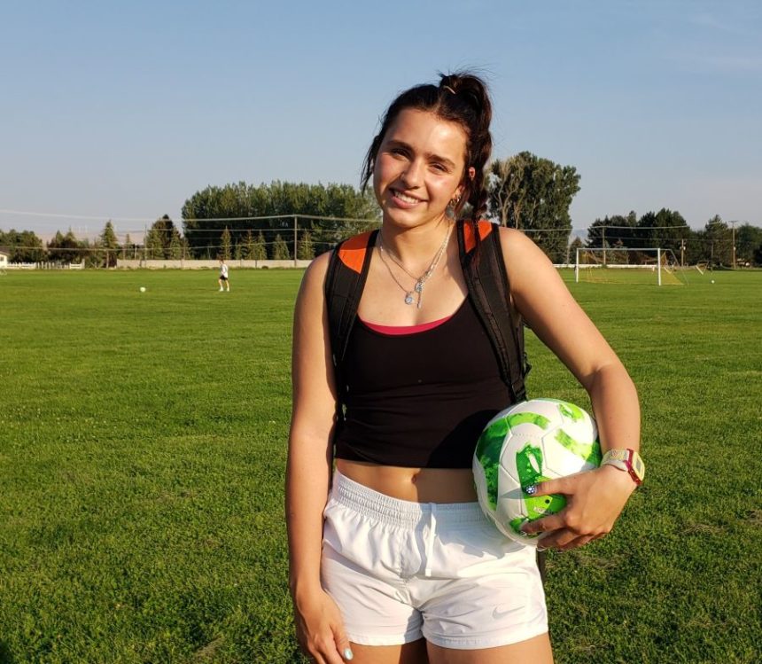 Idaho Falls High soccer player Grace Eastman. | Allan Steele, EastIdahoSports.com