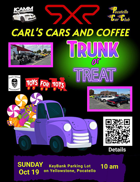 Carl's Cars and Coffee Trunk or Treat