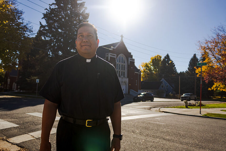 Catholic Priest, Father Francisco Flores who wrote a column asking parishioners to voice their concerns over the eastern Deanery losing five priests due to immigration law. | Daniel V. Ramirez, EastIdahoNews.com