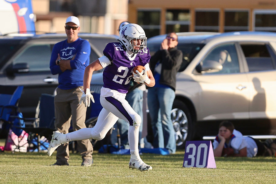 North Gem Clay Johnson breaks a long td run