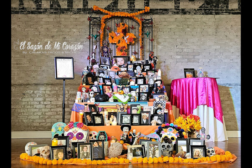 An altar from Dia de Los Muertos event in 2024. | Courtesy Liliana Sanchez