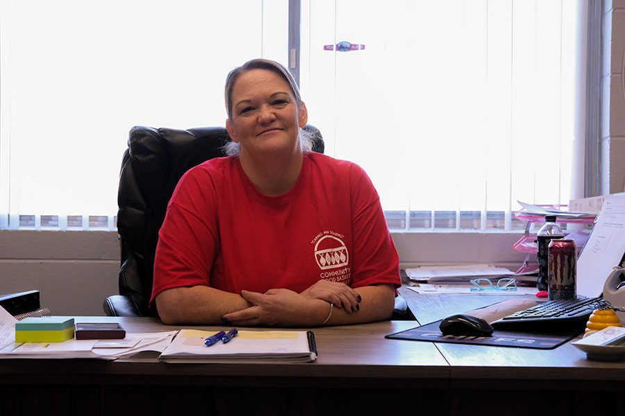 Ariel Jackson, executive director of the Idaho Falls Community Food Basket, said donations saw a nearly 400,000 pound decrease. Despite this, the food basket aims to help families during the government shutdown. | Daniel V. Ramirez, EastIdahoNews.com