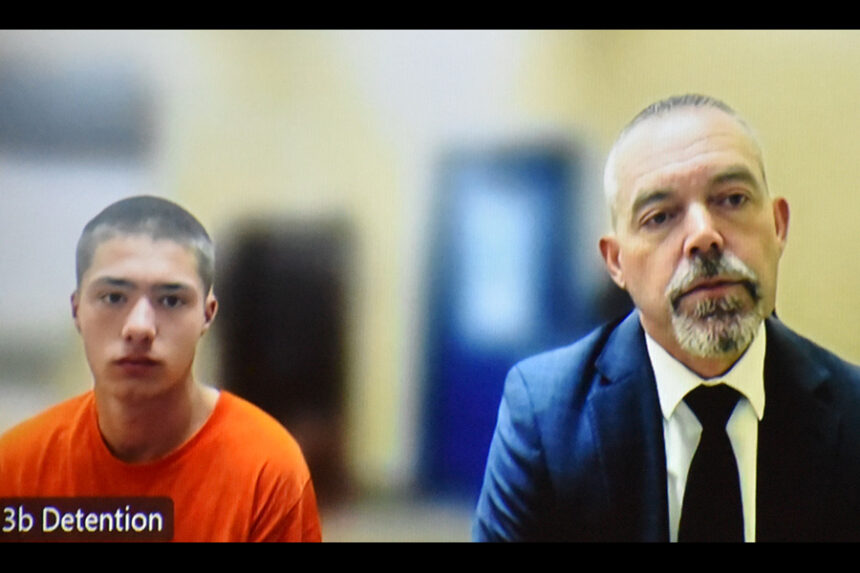 Bobby Jackson and public defender Jordan Crane during an initial appearance. | Kaitlyn Hart, EastIdahoNews.com