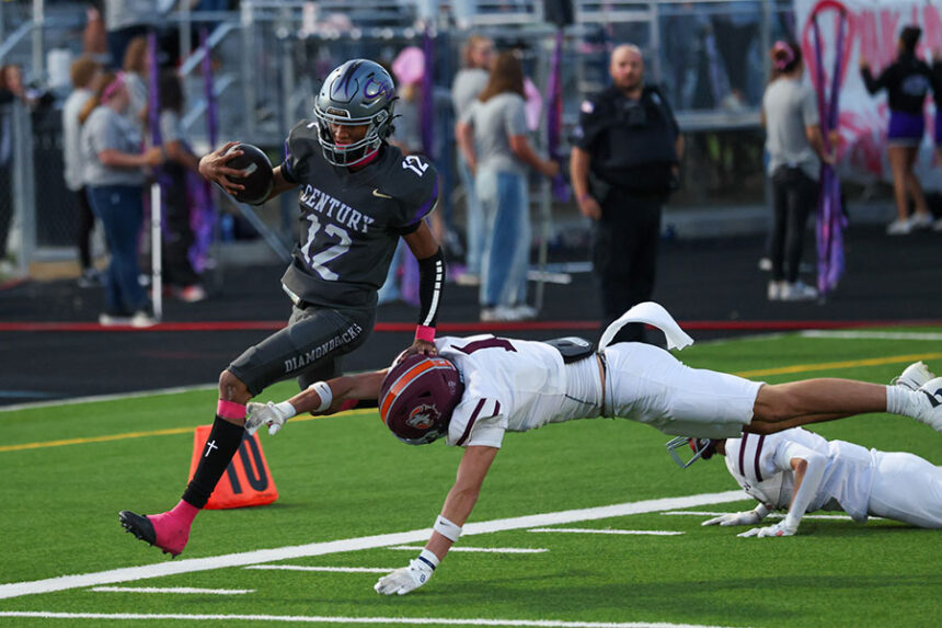 Century football Justus Mangum