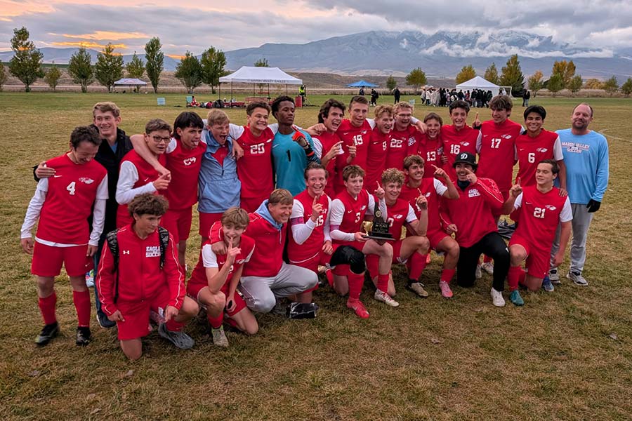 Marsh Valley boys soccer celebrates district title