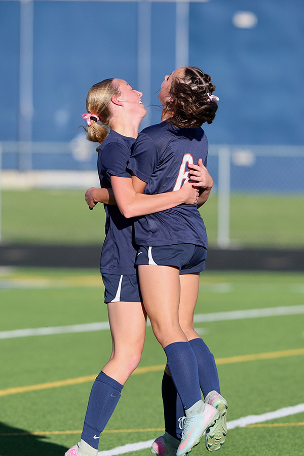 Pocatello girls soccer Brynlee Pool and Carlie Contreras