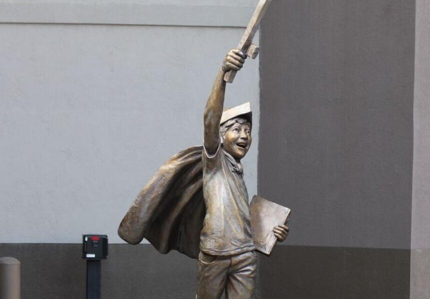 Blackfoot Library Statue