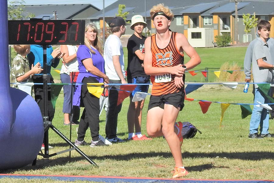 Malad's Jace Nalder wins the Bob Conley freshman boys cross-country race