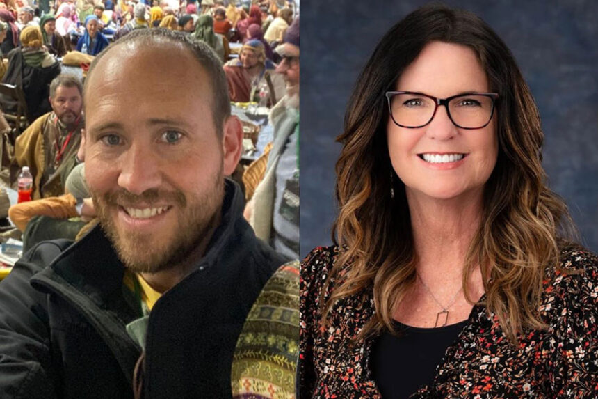 Marco Hancock (left) is running against incumbent Kris Oswald (right) for seat 4 on the Ammon City Council. | Courtesy photos