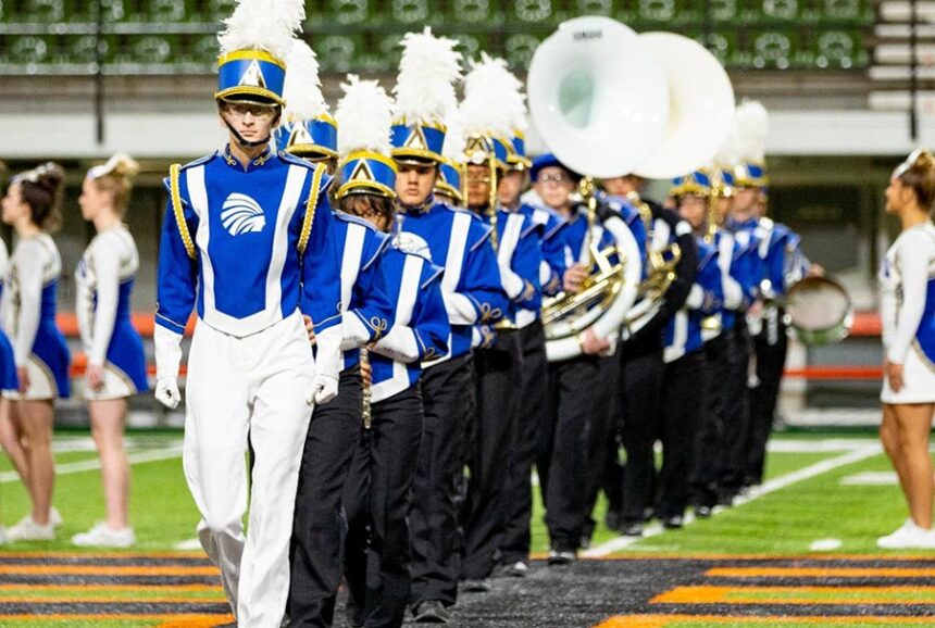 More than 1,000 high school students and the Bengal Marching band will perform at the Mountain West Marching Band Invitational Saturday. | Photo courtesy Idaho State University