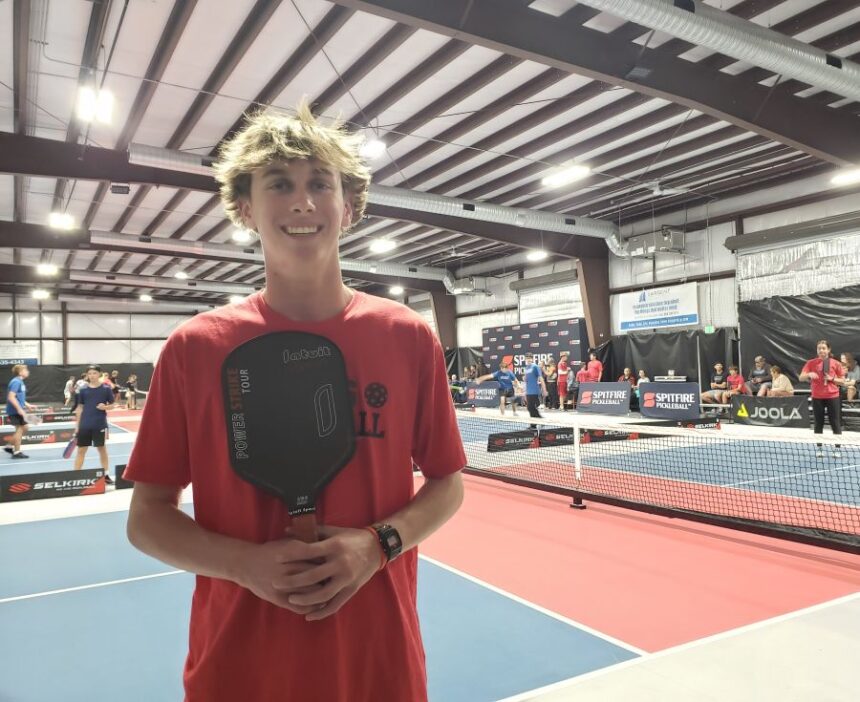 Carson Smith, Hillcrest pickleball. | Allan Steele, EastIdahoSports.com.