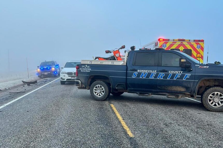 Crash between Ririe and Swan Valley on Monday morning. | Swan Valley Fire District