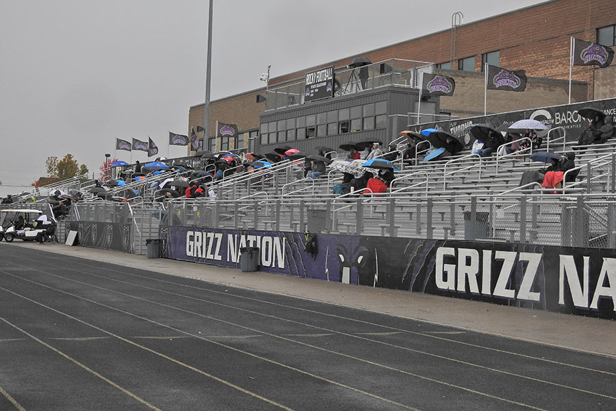 Highland girls soccer and Mountain View fans brave the conditions