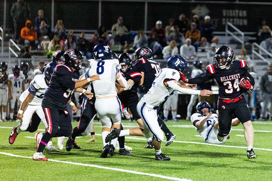 Hillcrest football Bo Ellsworth