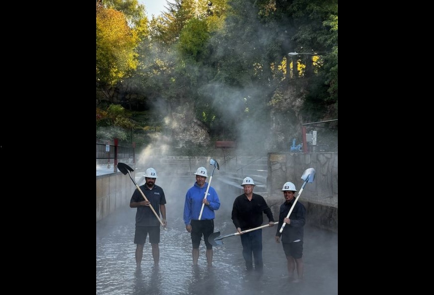 Lava Hot Pools groundbreaking
