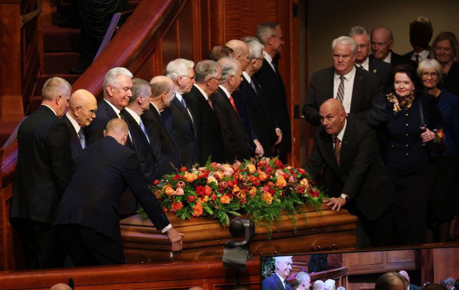 apostles at funeral