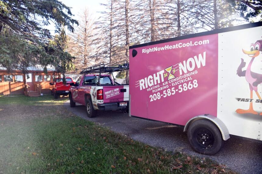 Right Now Heating & Air working to install Perry's new furnace. | Kaitlyn Hart, EastIdahoNews.com
