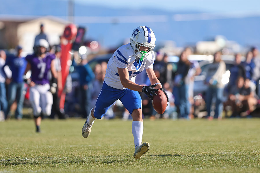 Rockland football Zach Permann