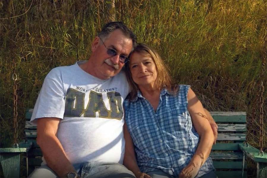 Bryon Stommel, left, with his wife, Sylvia. | Courtesy photo