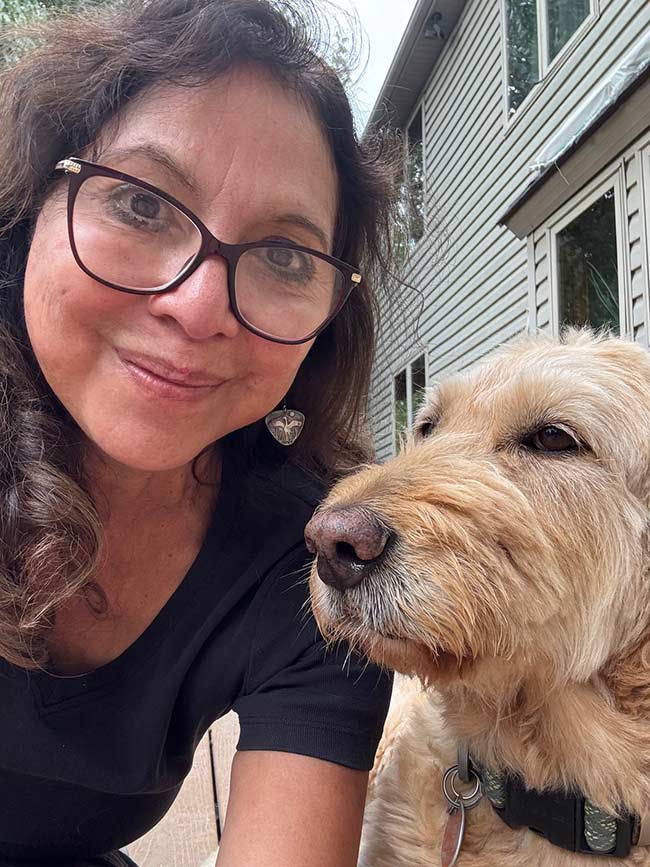 "Kristin Sanger, who was the animal shelter director back then, gave me Sushi as a gift from them. I still have her," Medina says. | Courtesy Sylvia Medina