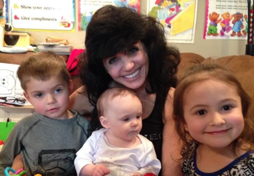 Tres Thorpe with kids