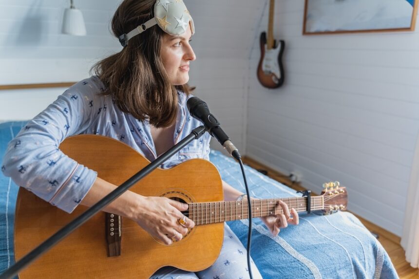 woman musician singer studying practicing to play 2024 11 25 19 55 38 utc