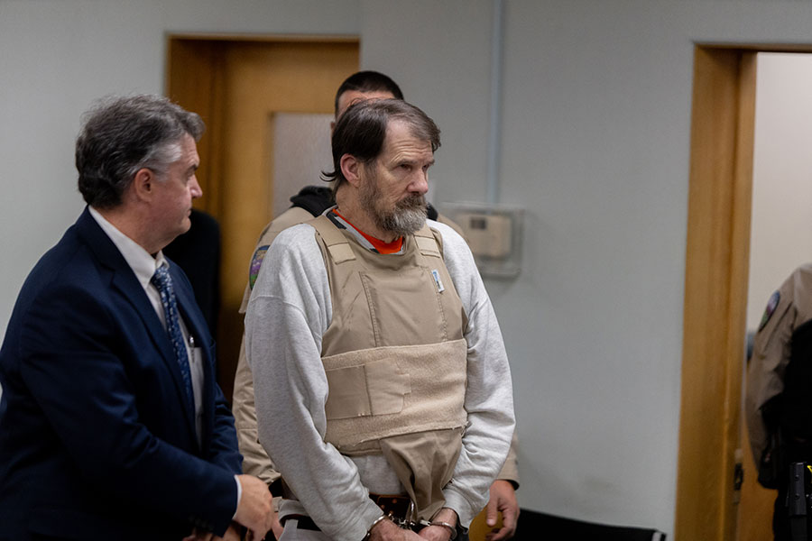 District Judge Stevan Thompson sentenced Alan Bruce to 20 years for the murder of Patrick Shelton Monday afternoon. | Daniel V. Ramirez, EastIdahoNews.com