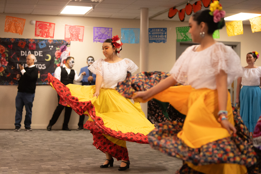 Dancers with Baile Folclórico from Rexburg performing a folklore dances Saturday. | Daniel V. Ramirez, EastIdahoNews.com