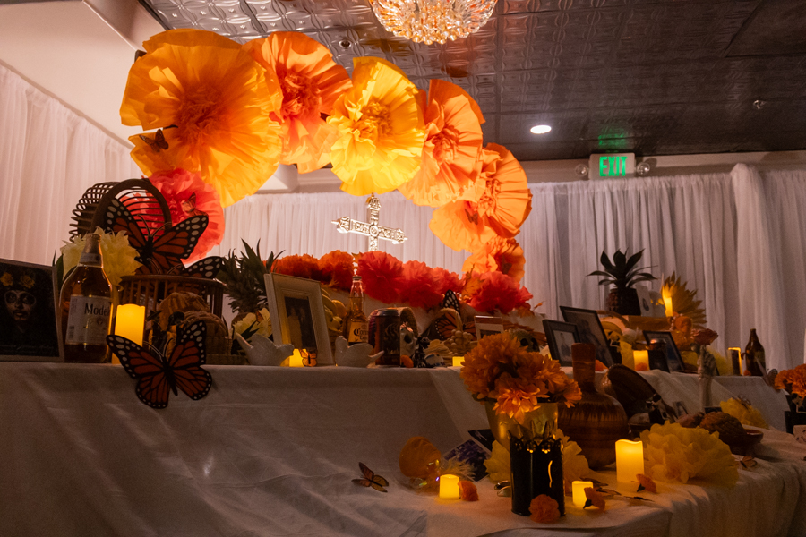 The alter at the Greater Idaho Falls Chamber of Commerce's Dia de Los Muertos event on Saturday. | Daniel V. Ramirez, EastIdahoNews.com