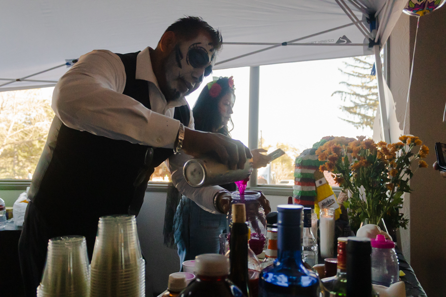 Owner of Pachangas, Antino Mesa and his wife Erica Mesa selling drinks and making cocktails for Saturday's event. | Daniel V. Ramirez, EastIdahoNews.com