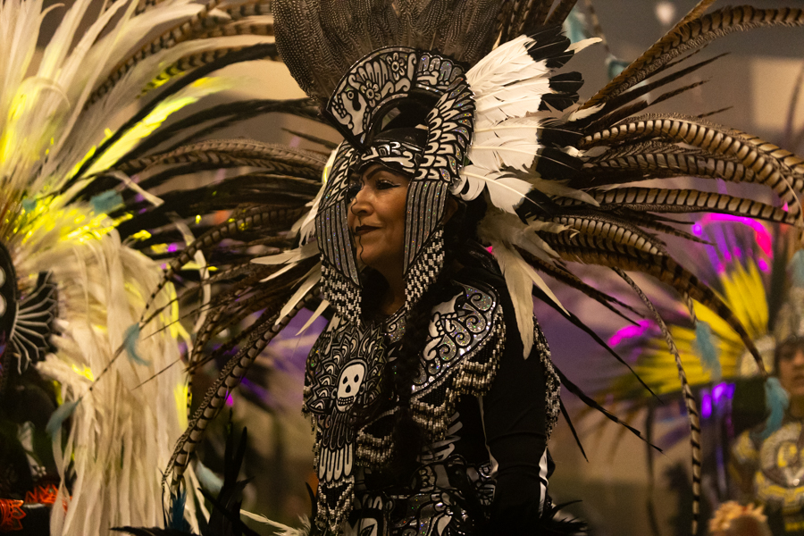 A dancer from Dance Azteca Quetzalcoatl during Sunday's festivities. | Daniel V. Ramirez, EastIdahoNews.com