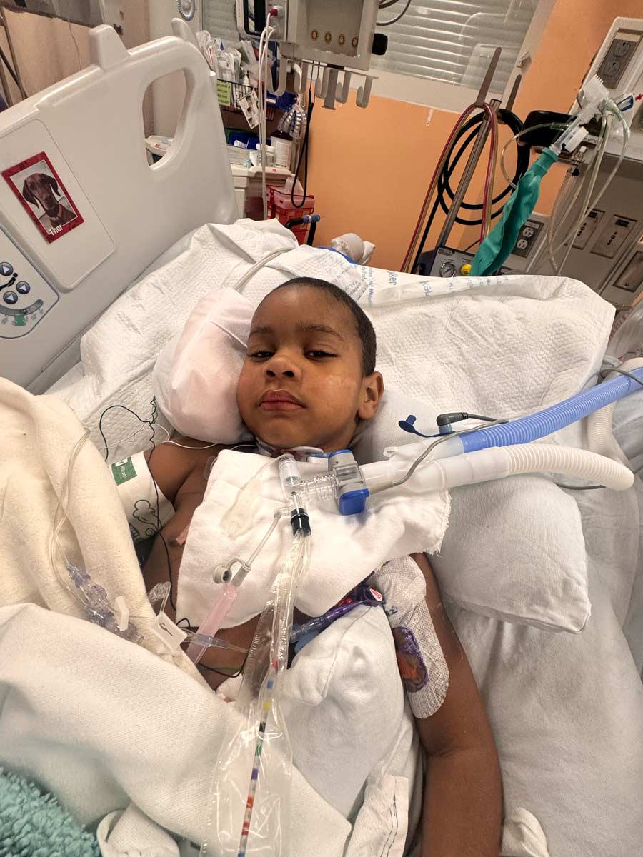 Carter Grover at Primary Children's Hospital in Salt Lake City. | Courtesy Katherine Grover