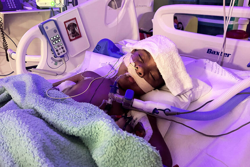 Carter Grover at Primary Children's Hospital in Salt Lake City. | Courtesy Katherine Grover