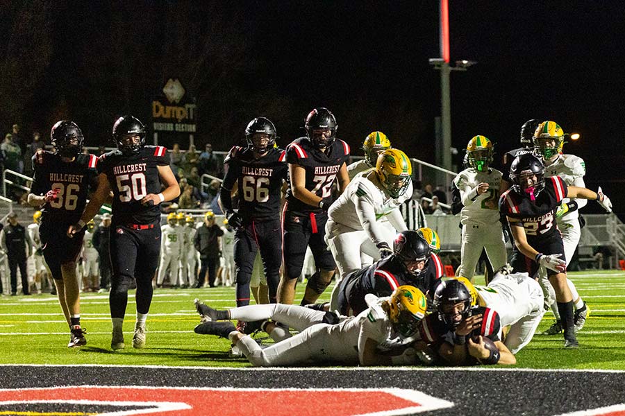 Hillcrest football Tyson Sweetwood