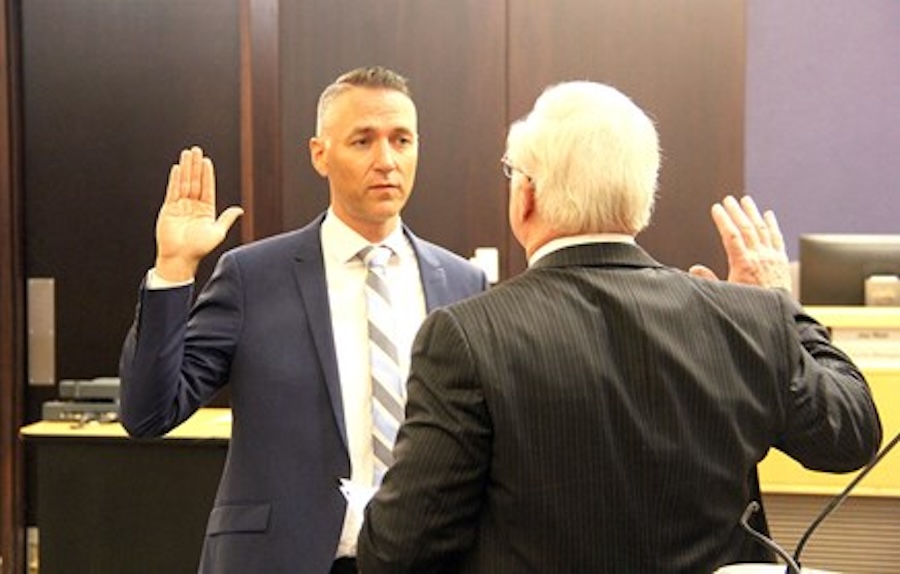 Beresky sworn in
