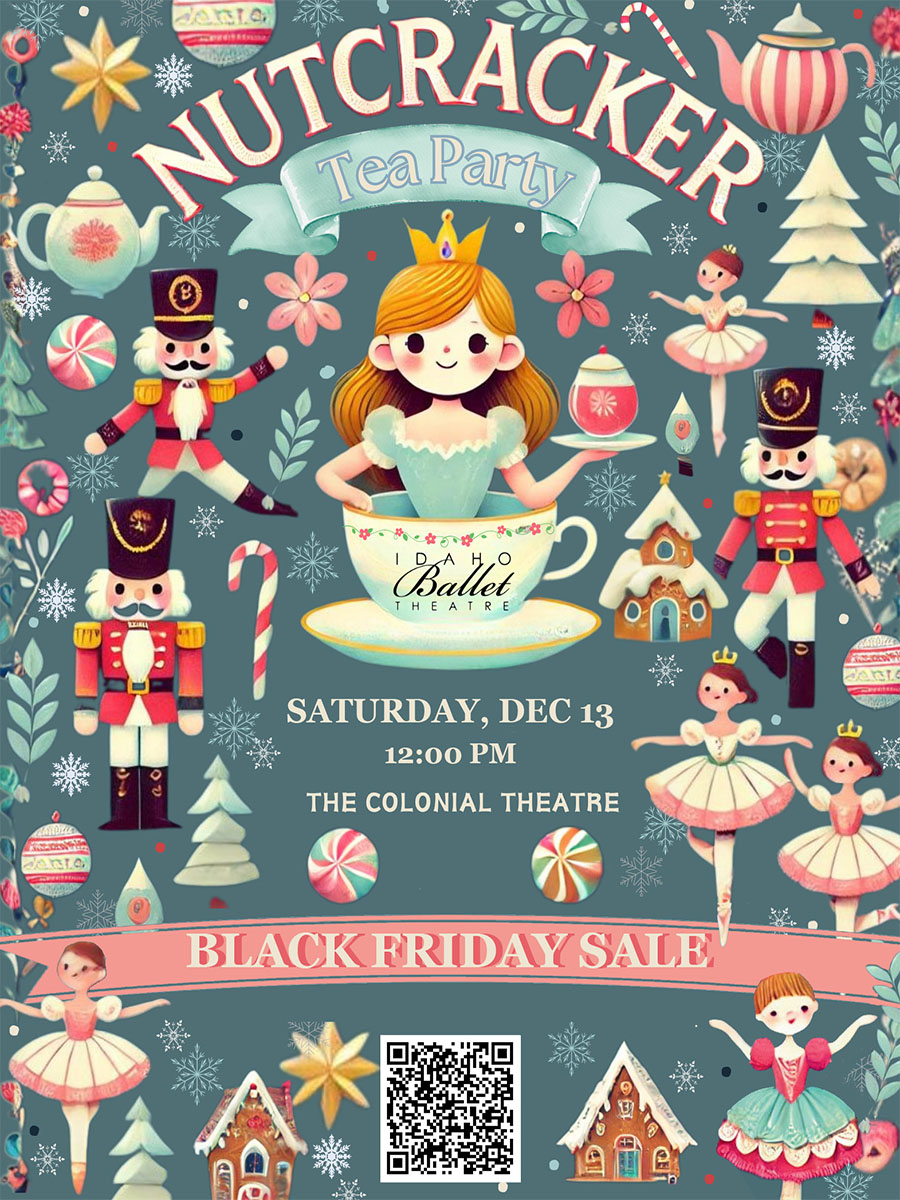 'Nutcracker Tea Party' flyer.
